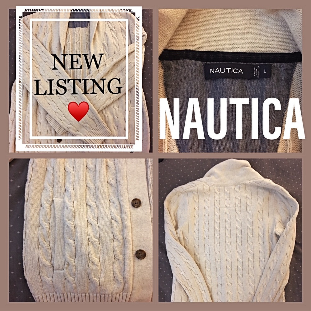 Nautica || Cozy Cableknit Sweater MENS LRG